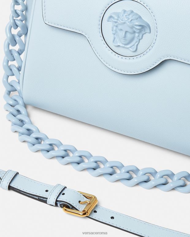 esso Versace donne borsa la medusa azzurro JT08Z359 borse