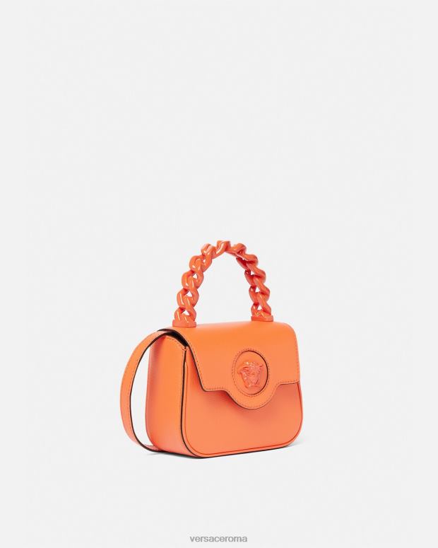 esso Versace donne borsa mini la medusa arancia JT08Z356 borse