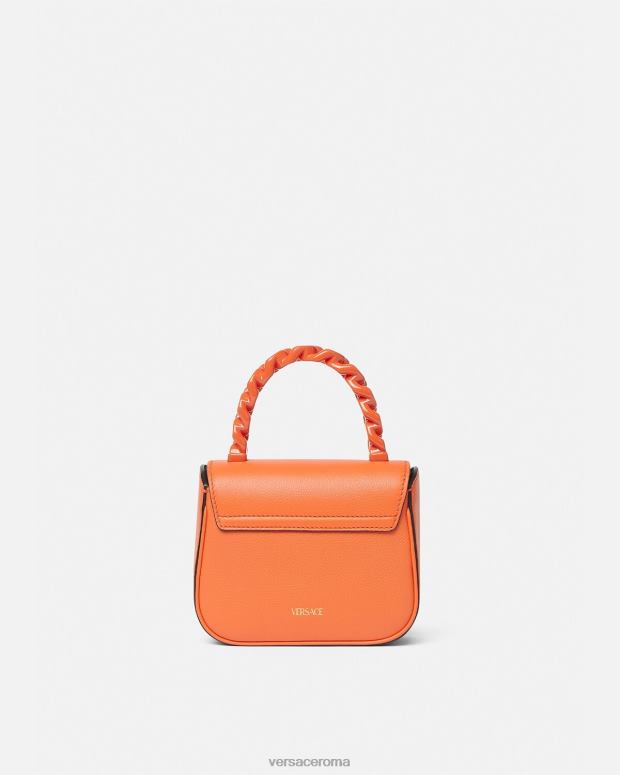 esso Versace donne borsa mini la medusa arancia JT08Z356 borse