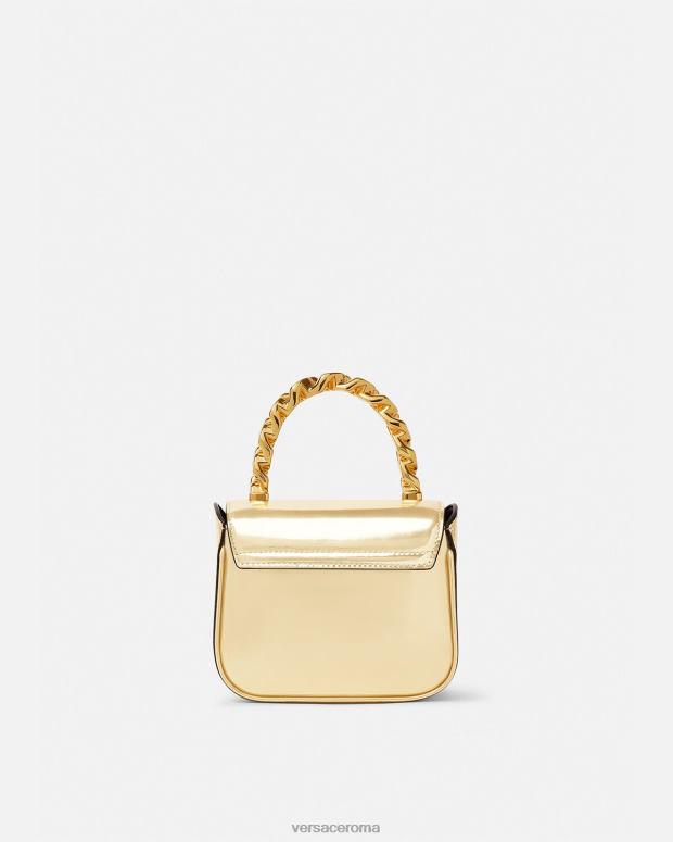 esso Versace donne borsa mini la medusa oro JT08Z310 borse