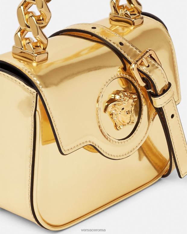 esso Versace donne borsa mini la medusa oro JT08Z310 borse