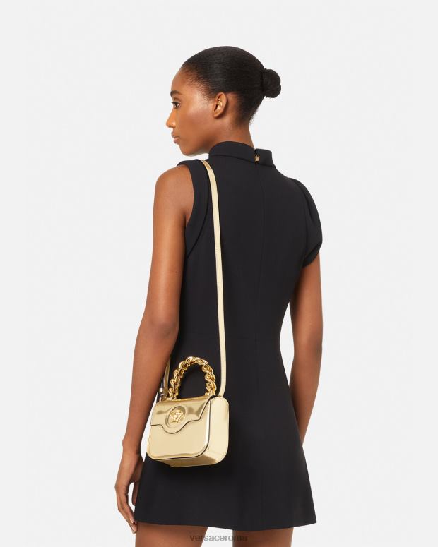 esso Versace donne borsa mini la medusa oro JT08Z310 borse