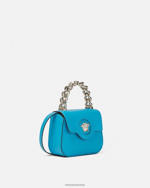 esso Versace donne borsa mini la medusa turchese JT08Z308 borse