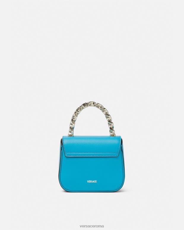 esso Versace donne borsa mini la medusa turchese JT08Z308 borse