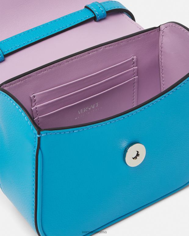 esso Versace donne borsa mini la medusa turchese JT08Z308 borse