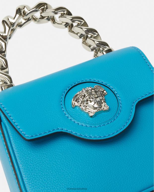 esso Versace donne borsa mini la medusa turchese JT08Z308 borse