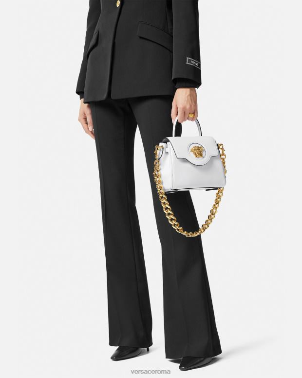 esso Versace donne borsa piccola la medusa bianco JT08Z335 borse