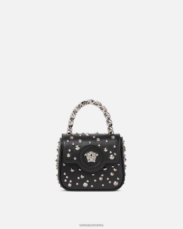 esso Versace donne mini borsa la medusa a spillo nero JT08Z352 borse