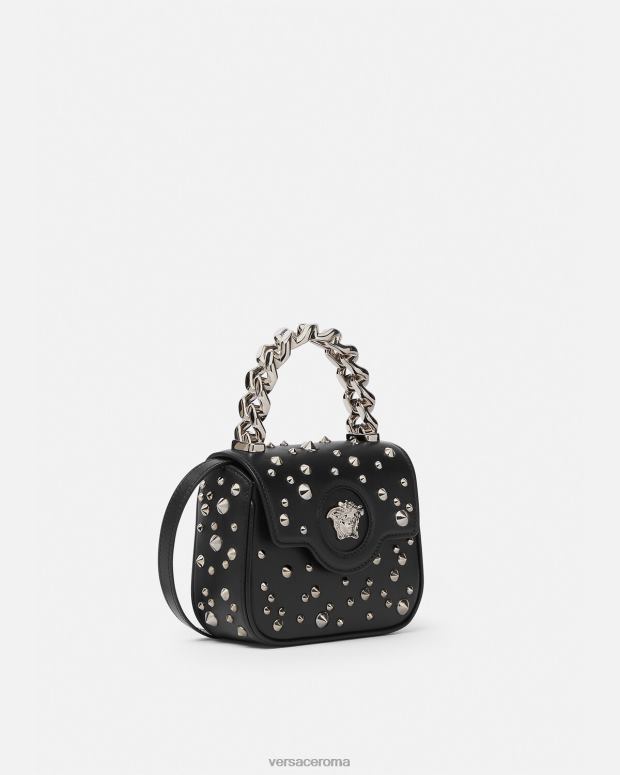 esso Versace donne mini borsa la medusa a spillo nero JT08Z352 borse