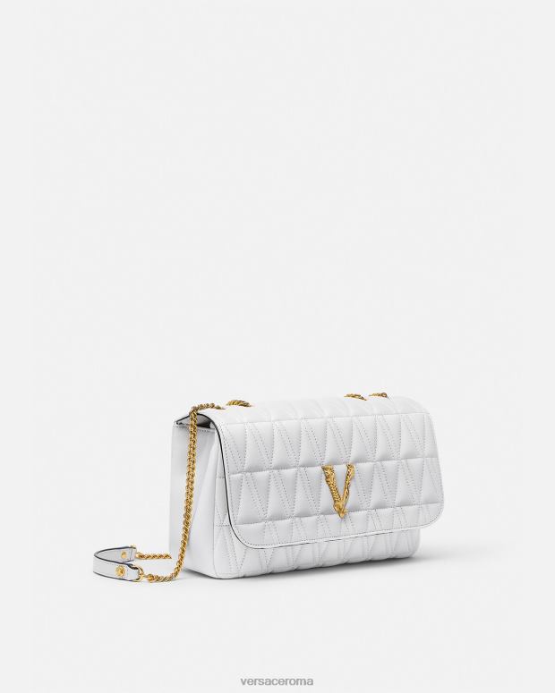 esso Versace donne borsa a tracolla virtus bianco JT08Z366 borse