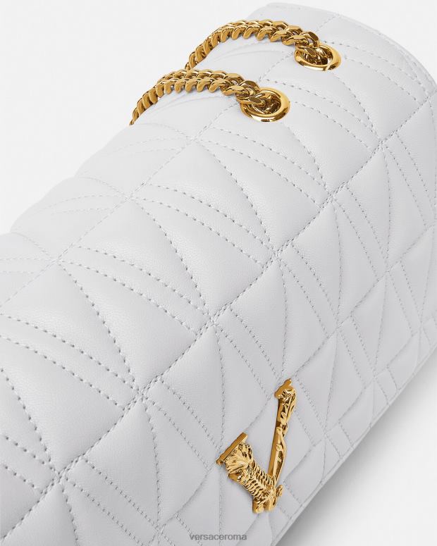 esso Versace donne borsa a tracolla virtus bianco JT08Z366 borse