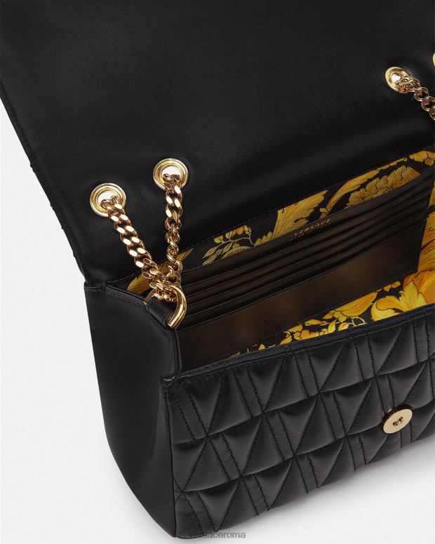 esso Versace donne borsa a tracolla virtus nero JT08Z365 borse
