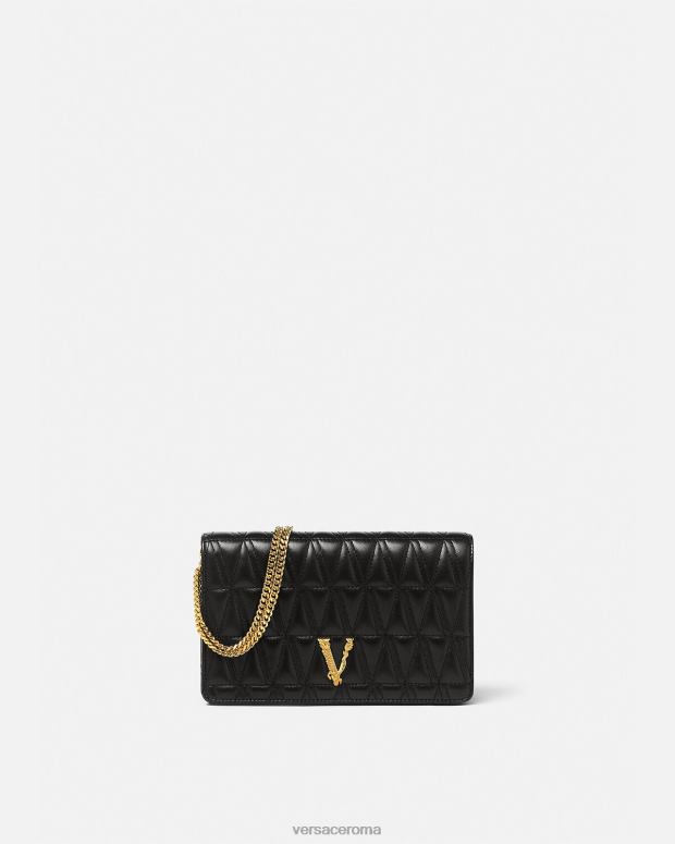 esso Versace donne frizione virtuosa nero JT08Z369 borse