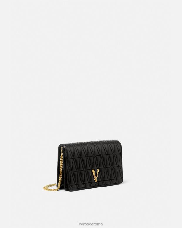 esso Versace donne frizione virtuosa nero JT08Z369 borse