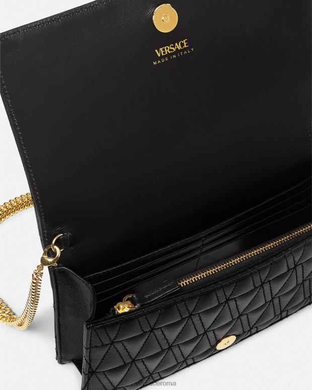 esso Versace donne frizione virtuosa nero JT08Z369 borse