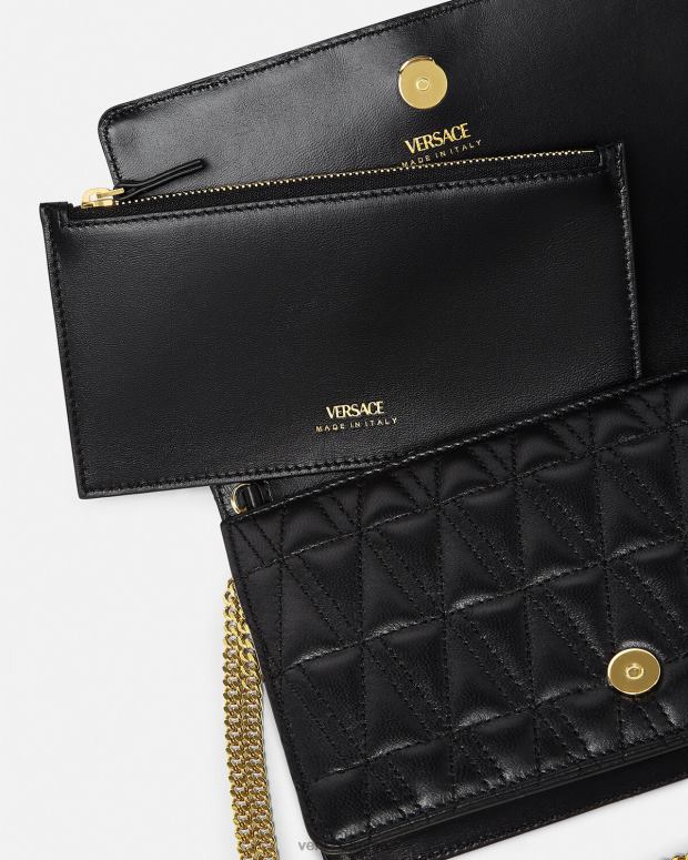 esso Versace donne frizione virtuosa nero JT08Z369 borse