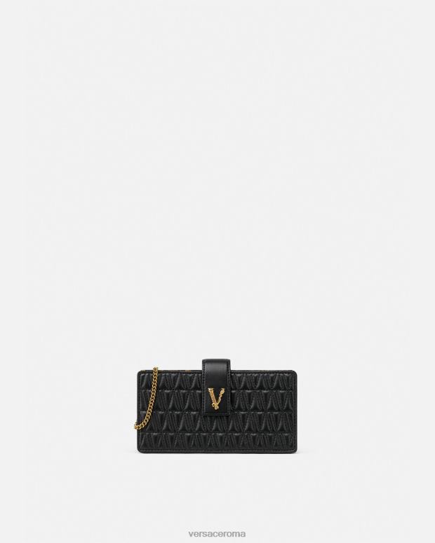 esso Versace donne frizione virtuosa nero JT08Z374 borse