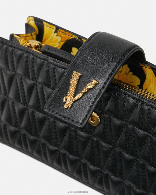 esso Versace donne frizione virtuosa nero JT08Z374 borse