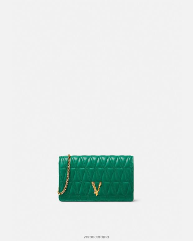 esso Versace donne frizione virtuosa verde JT08Z370 borse