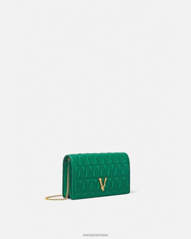 esso Versace donne frizione virtuosa verde JT08Z370 borse