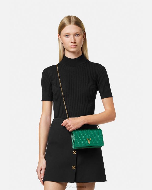 esso Versace donne frizione virtuosa verde JT08Z370 borse