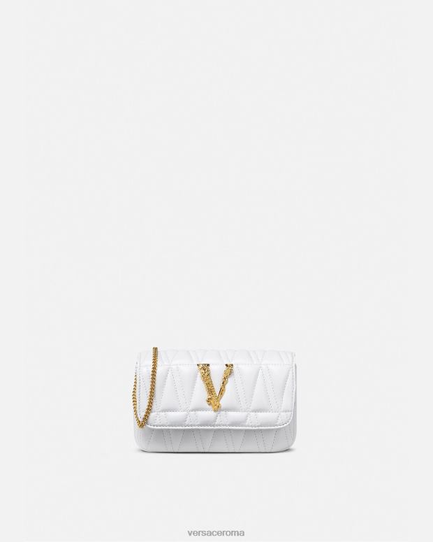 esso Versace donne mini borsa virtus bianco JT08Z375 borse