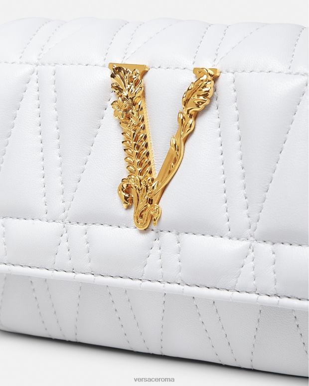esso Versace donne mini borsa virtus bianco JT08Z375 borse