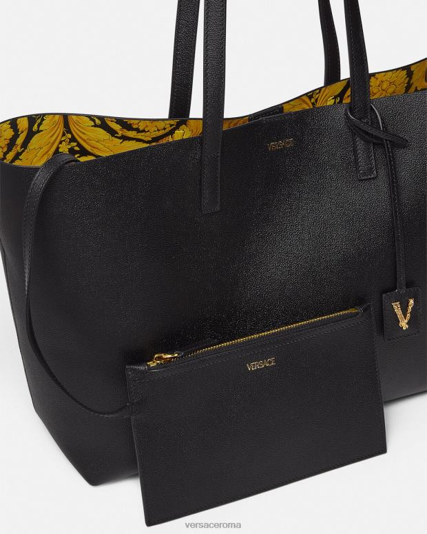 esso Versace donne borsa tote virtus nero JT08Z379 borse