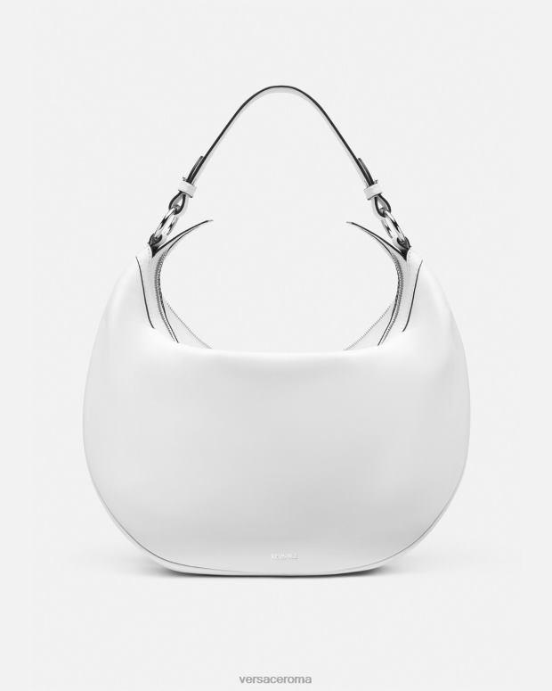 esso Versace donne ripetere borsa hobo bianco JT08Z286 borse