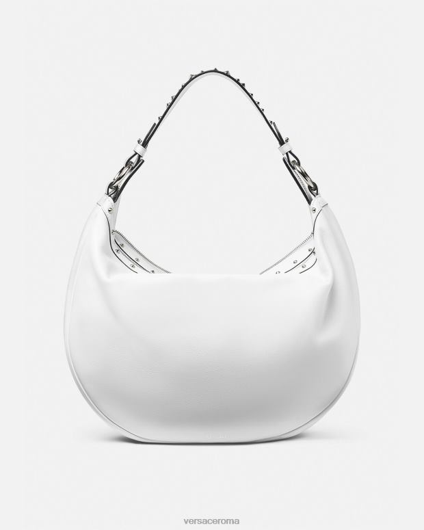esso Versace donne ripetere borsa hobo bianco JT08Z290 borse