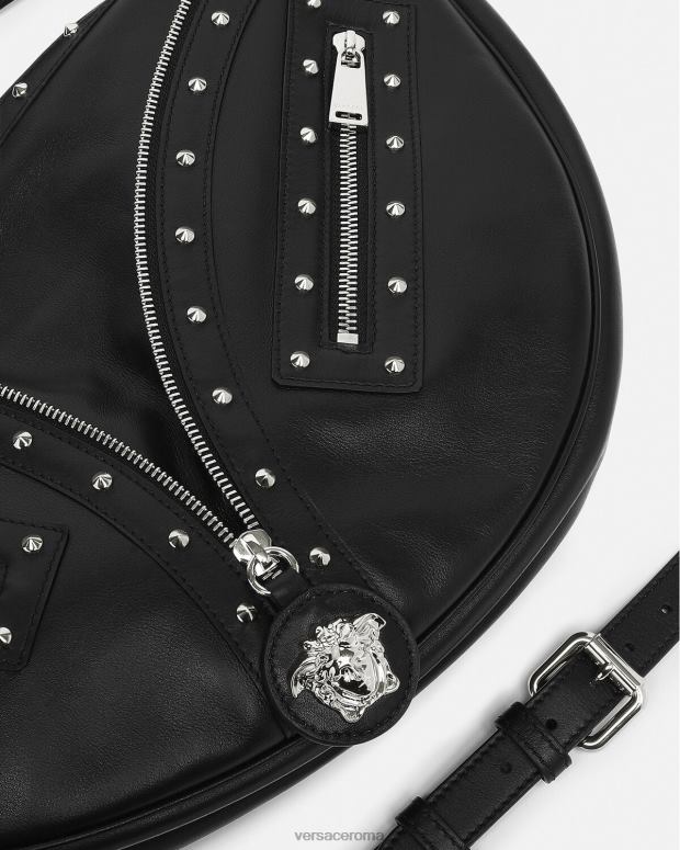 esso Versace donne ripetere borsa hobo nero JT08Z289 borse