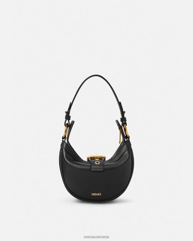 esso Versace donne ripetere la mini borsa hobo nero JT08Z273 borse