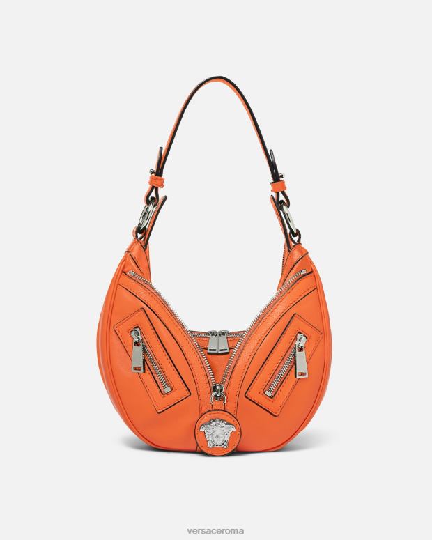 esso Versace donne ripetere la piccola borsa hobo arancia JT08Z295 borse