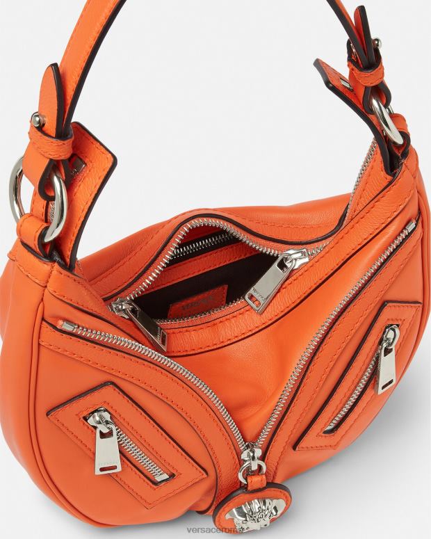 esso Versace donne ripetere la piccola borsa hobo arancia JT08Z295 borse