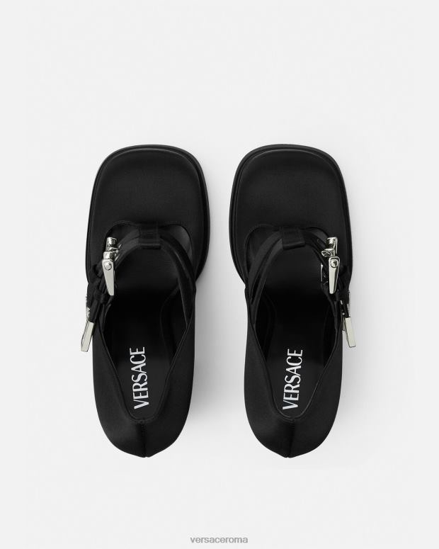 esso Versace donne pompe con piattaforma aevitas nero JT08Z417 scarpa