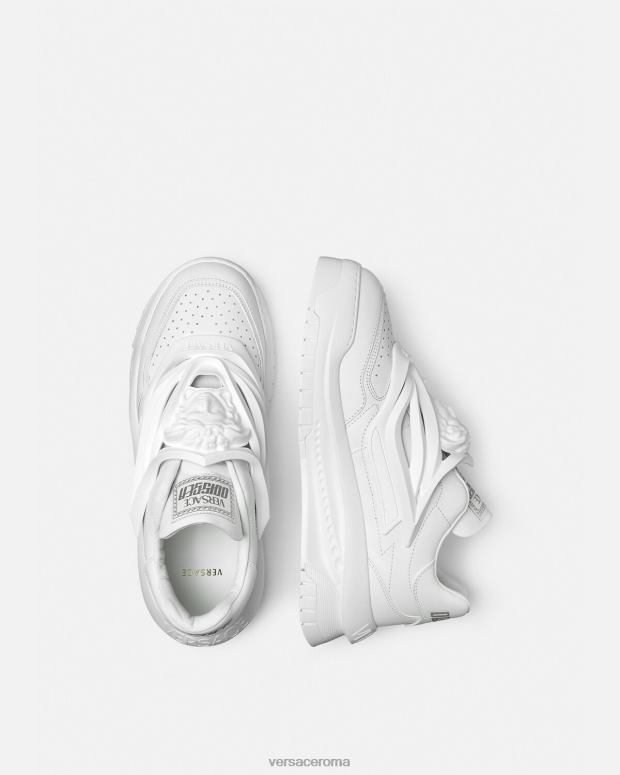 esso Versace donne scarpe da ginnastica Odissea bianco JT08Z505 scarpa