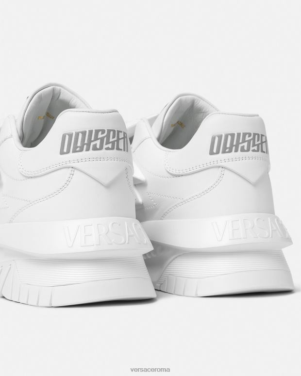 esso Versace donne scarpe da ginnastica Odissea bianco JT08Z505 scarpa