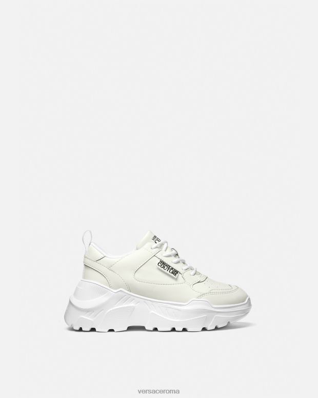 esso Versace donne scarpe da ginnastica da corsa bianco JT08Z2263 scarpa