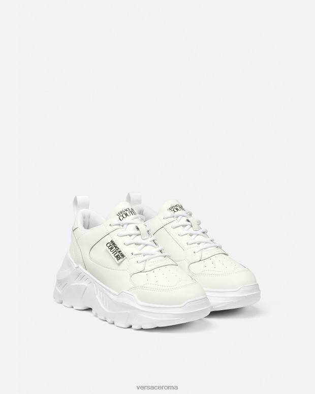 esso Versace donne scarpe da ginnastica da corsa bianco JT08Z2263 scarpa