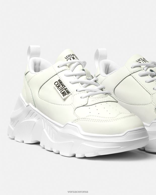 esso Versace donne scarpe da ginnastica da corsa bianco JT08Z2263 scarpa