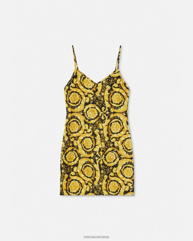 esso Versace donne sottoveste del pigiama barocco in seta stampa JT08Z1029 biancheria intima e costumi da bagno