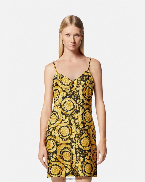 esso Versace donne sottoveste del pigiama barocco in seta stampa JT08Z1029 biancheria intima e costumi da bagno