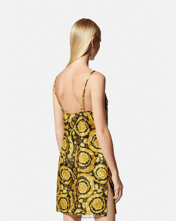 esso Versace donne sottoveste del pigiama barocco in seta stampa JT08Z1029 biancheria intima e costumi da bagno