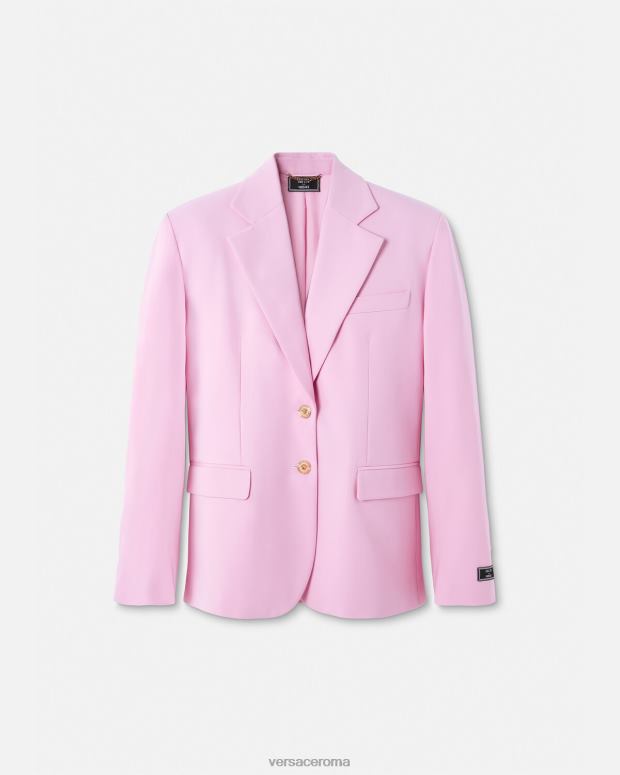 esso Versace donne blazer oversize con Medusa rosa JT08Z105 vestiario
