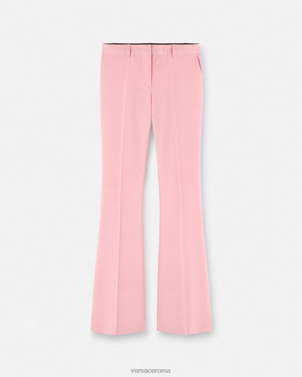 esso Versace donne pantaloni a zampa d'elefante un colore JT08Z120 vestiario