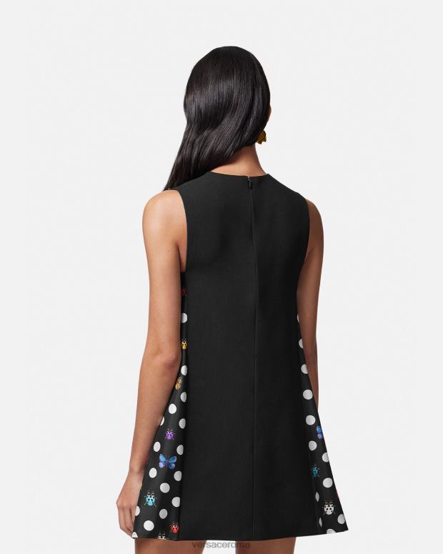 esso Versace donne miniabito con farfalle un colore JT08Z3 vestiario