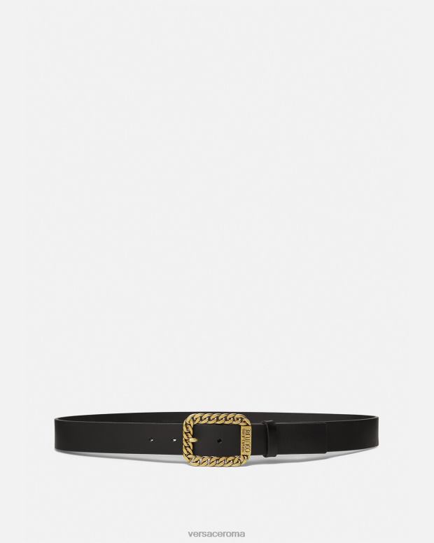esso Versace uomini cintura a catena nero JT08Z2502 Accessori