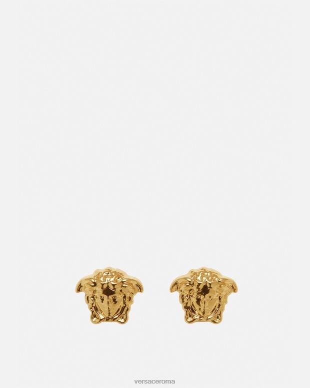 esso Versace uomini orecchini a bottone con medusa oro caldo JT08Z1689 Accessori