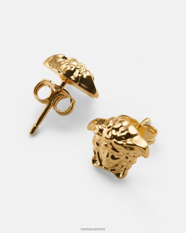 esso Versace uomini orecchini a bottone con medusa oro caldo JT08Z1689 Accessori
