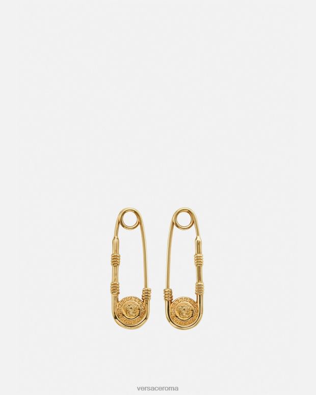 esso Versace uomini orecchini con spilla da balia oro JT08Z1690 Accessori